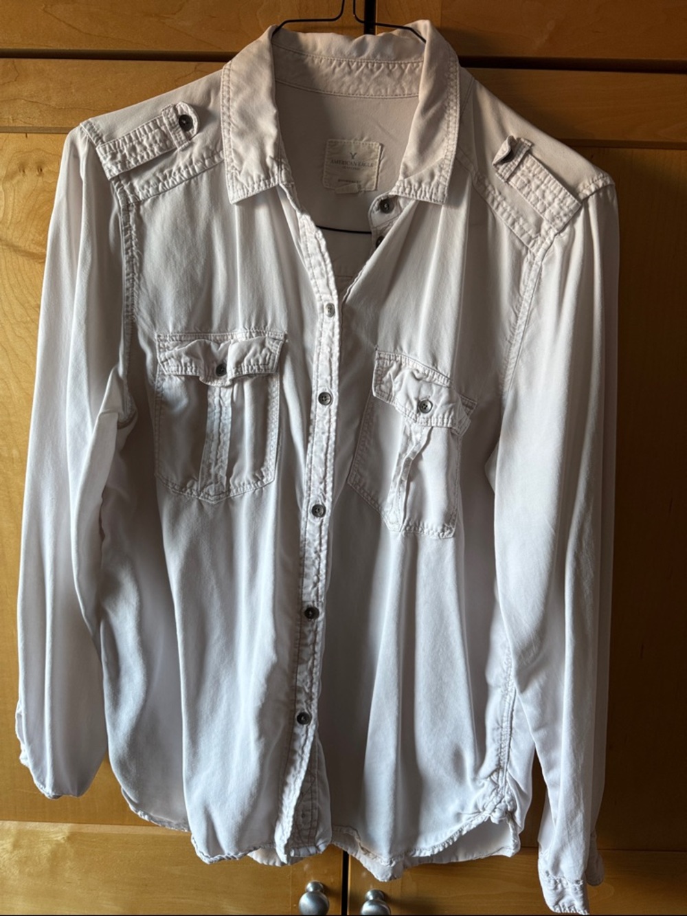 American Eagle Outfitters PinkShirt Label - Boyfriend Fit